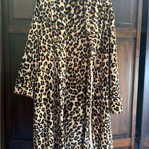 Charter Club Leopard Print Robe